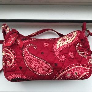 Vera Bradley red crossbody bag